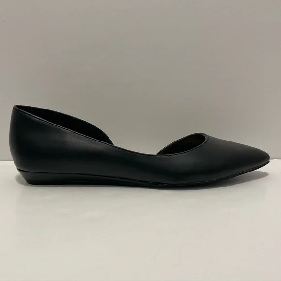Nine West Saige d'Orsay Women’s Black Ballet Flats Size Size 7.5 Pointed Toe - Picture 13 of 15
